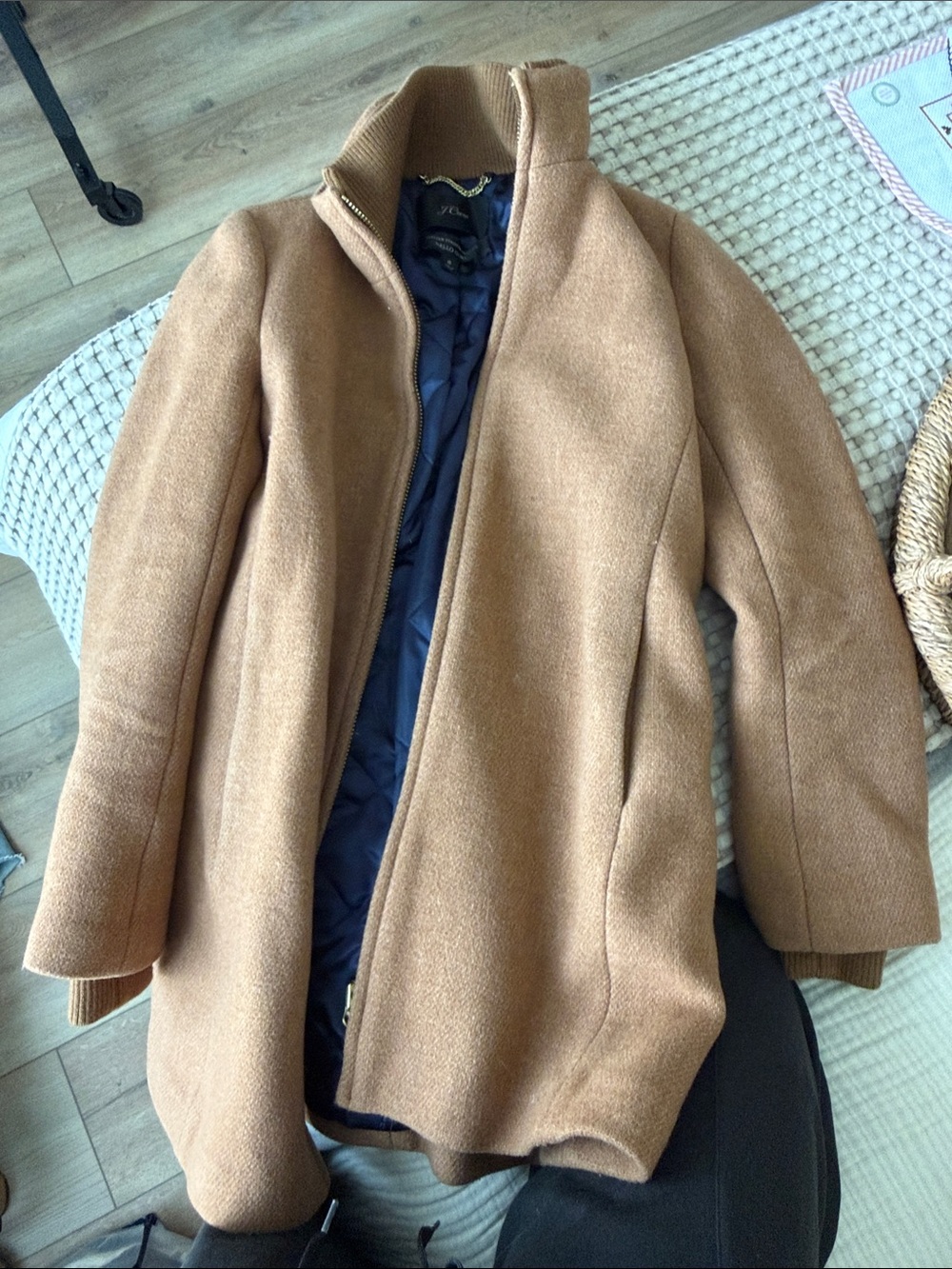 J Crew brown Peacoat